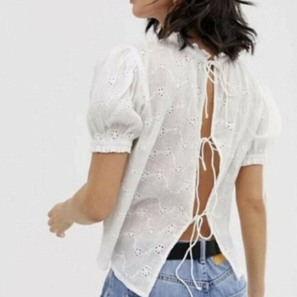Free People Letters To Juliet Top in White size XS - Picture 2 of 16
